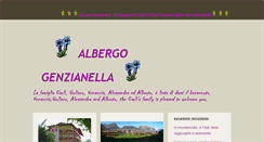 Desktop Screenshot of genzianella.biz